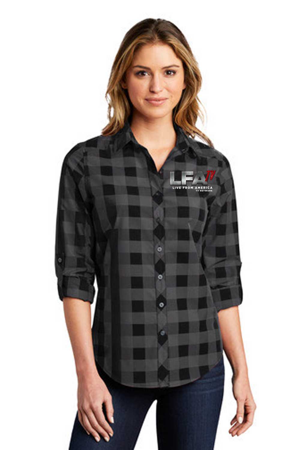 NEW! LFATV Flannel Shirt (WOMENS)