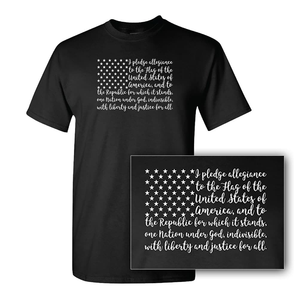 PLEDGE OF ALLEGIANCE - ADULT - UNISEX T-SHIRT