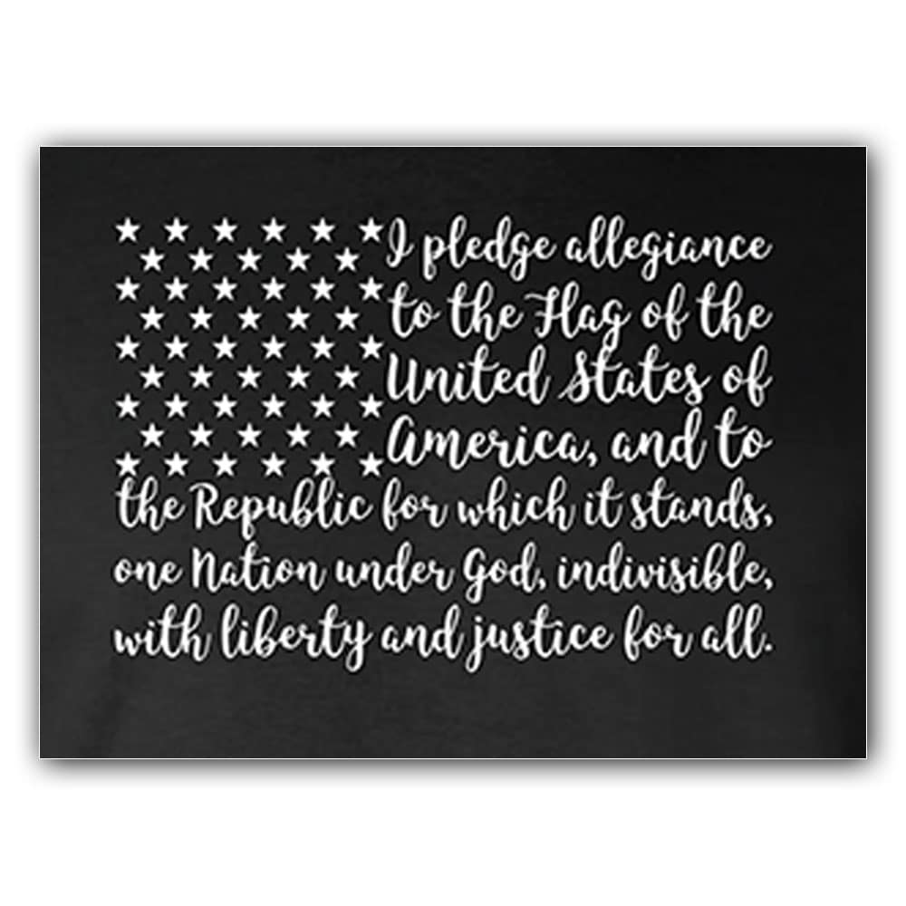 PLEDGE OF ALLEGIANCE - ADULT - UNISEX T-SHIRT