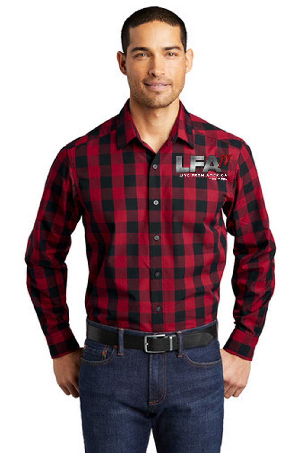 NEW! LFATV Flannel Shirt, Traditional Fit (UNISEX)