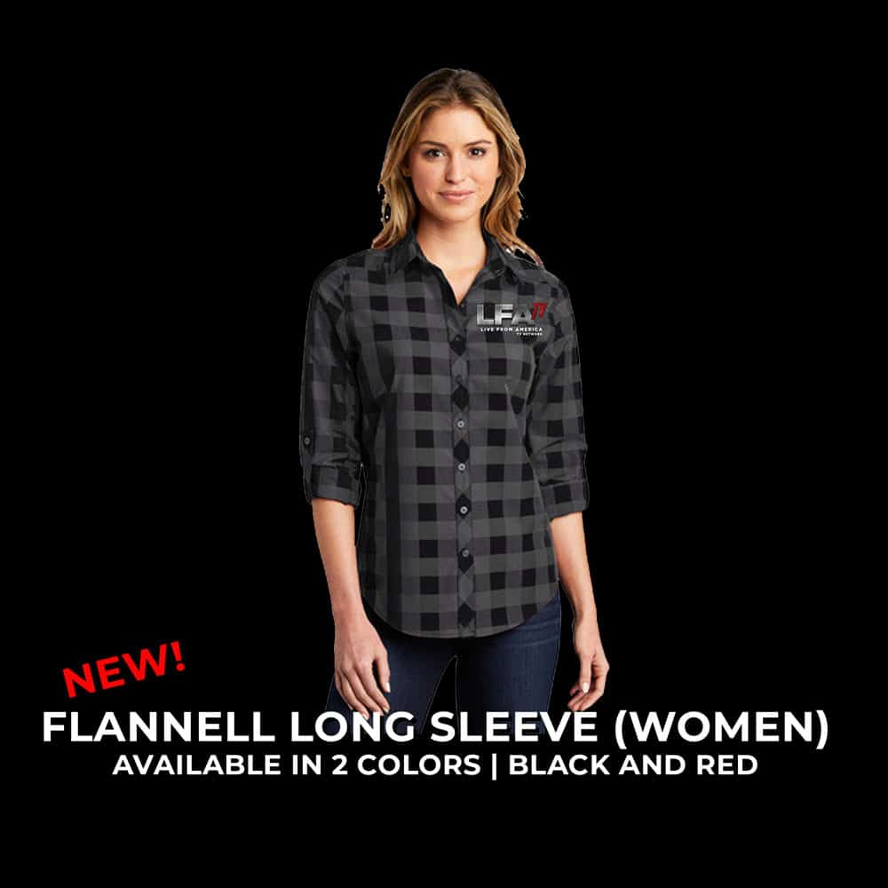 NEW! LFATV Flannel Shirt (WOMENS)