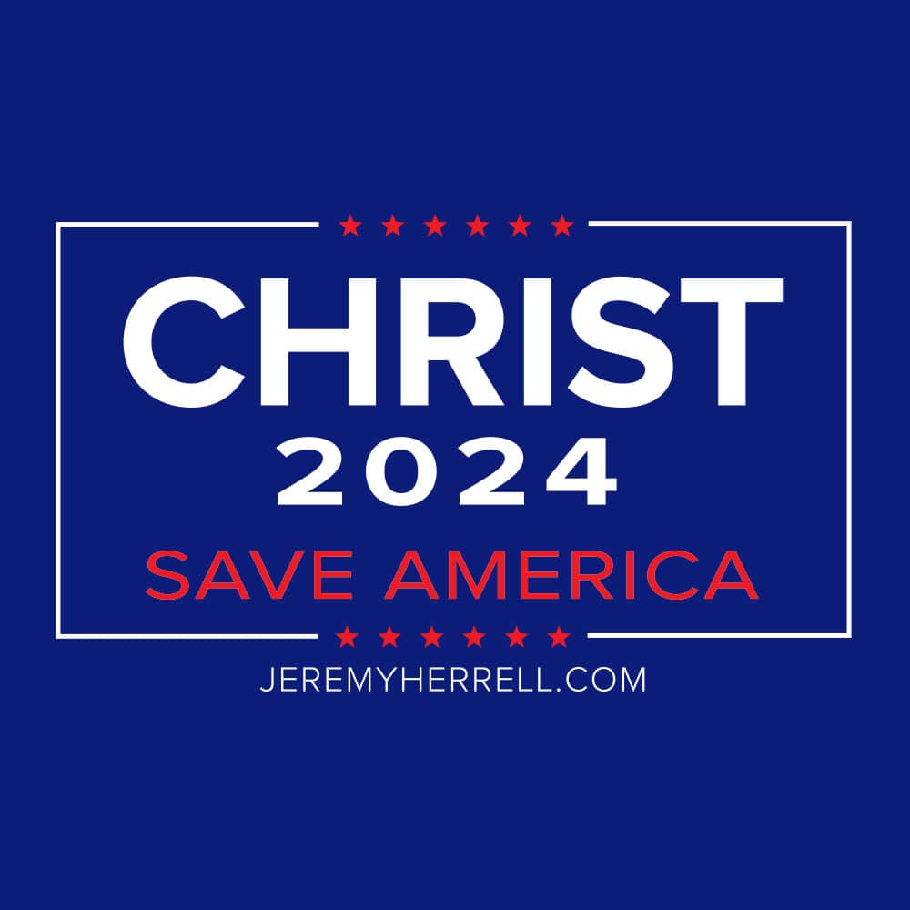 NEW! CHRIST 2024 - SAVE AMERICA T-SHIRT - ROYAL BLUE (UNISEX)