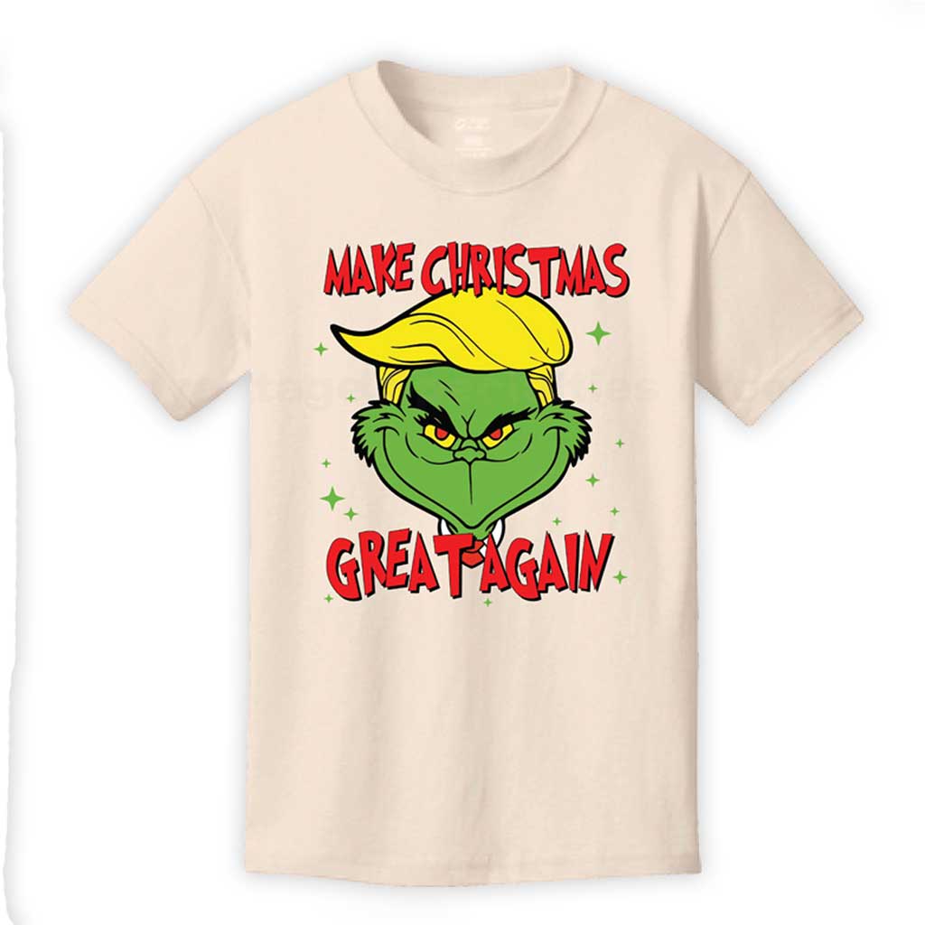 (YOUTH) Make Christmas Great Again Trump TSHIRT - Limited edition