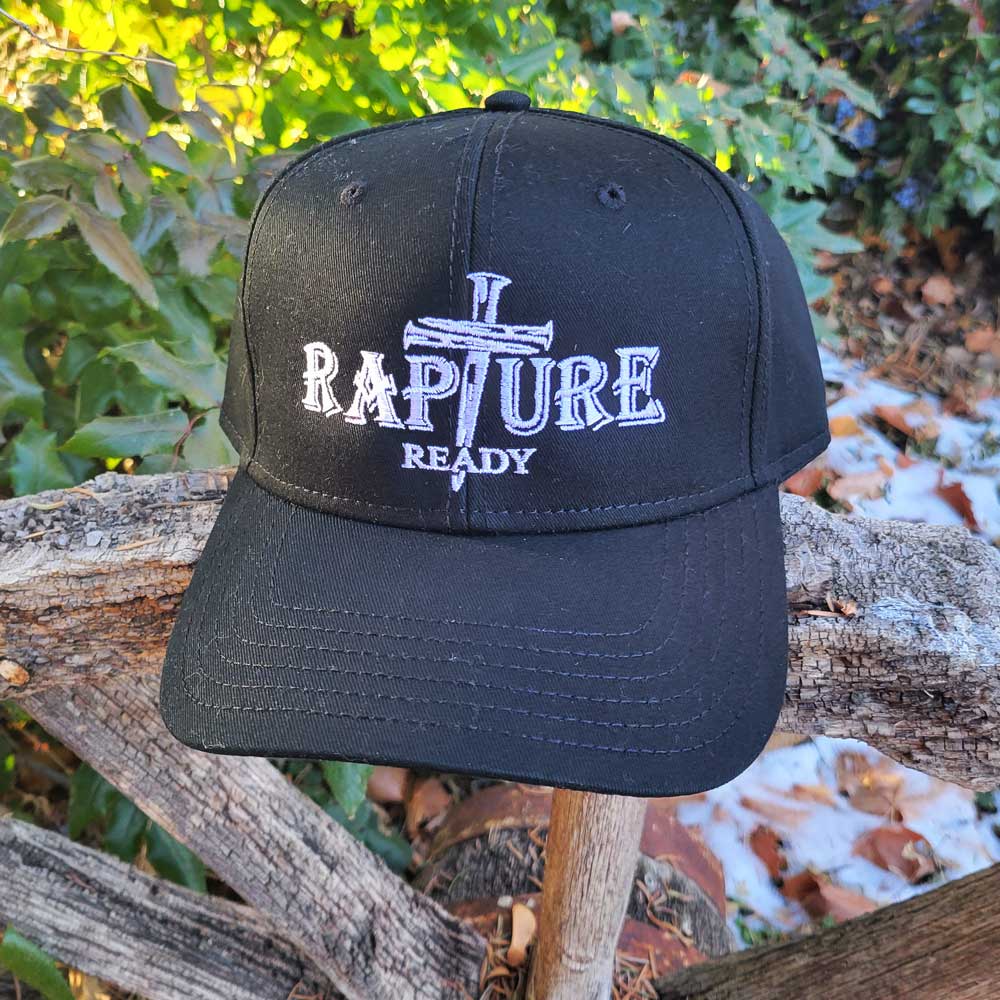 RAPTURE READY - TRUCKER HAT - BLACK