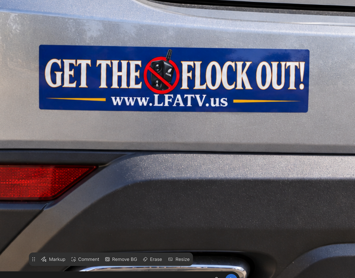 Get The Flock Out! Bumper Sticker