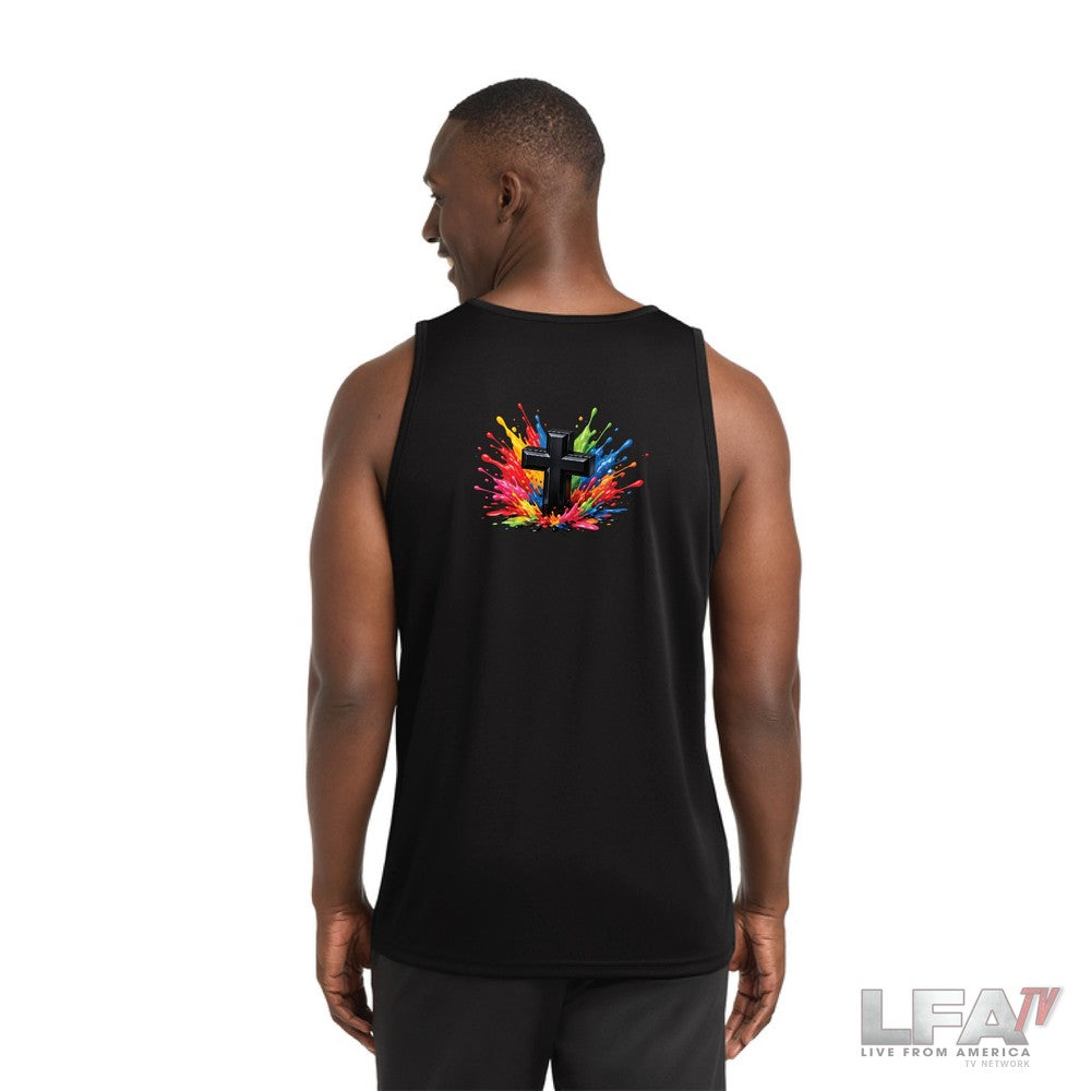 "JESUS - THE WAY, THE TRUTH, THE LIFE" - MENS Tank Top and shorts set